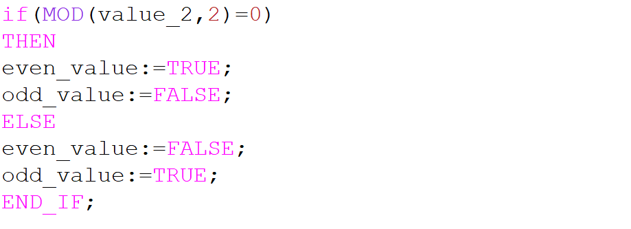 Conditional Statment In Structured Text Language